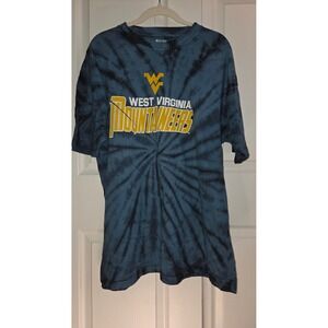 Pro-Ad Sports West‎ Virginia Mountaineers Tie Dye T-Shirt XL Navy Blue WVU NCAA